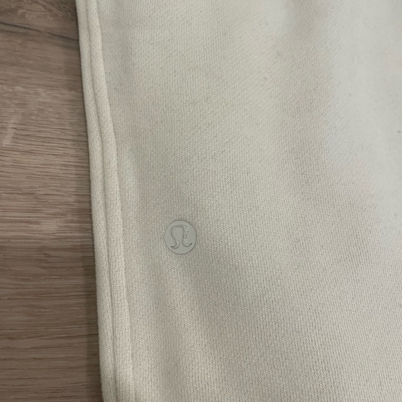 Lululemon Scuba High Rise Relaxed Joggers in color Bone - Picture 8 of 9